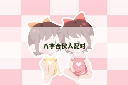 八字合伙人配对