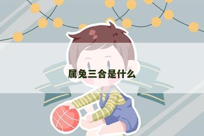 属兔三合是什么